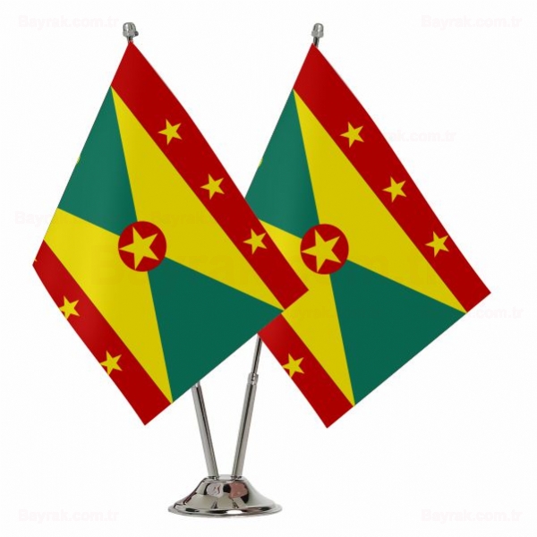 Grenada 2 li Masa Bayraklar