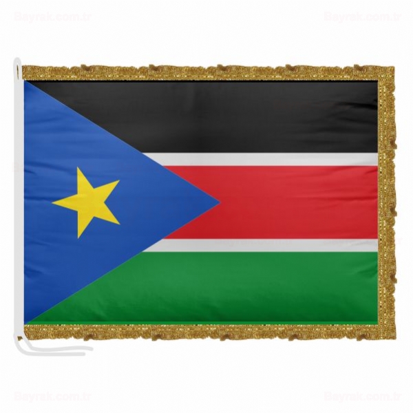 Gney Sudan Saten Makam Bayrak