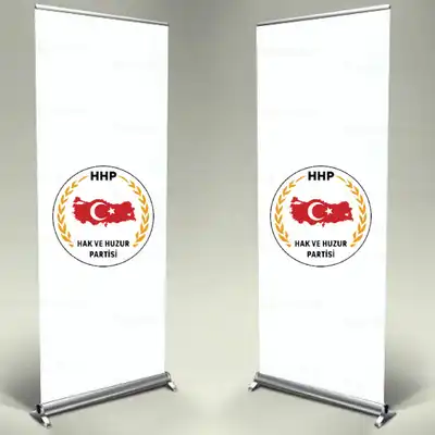 Hak ve Huzur Partisi Roll Up Banner