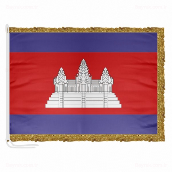 Kamboya Saten Makam Bayrak