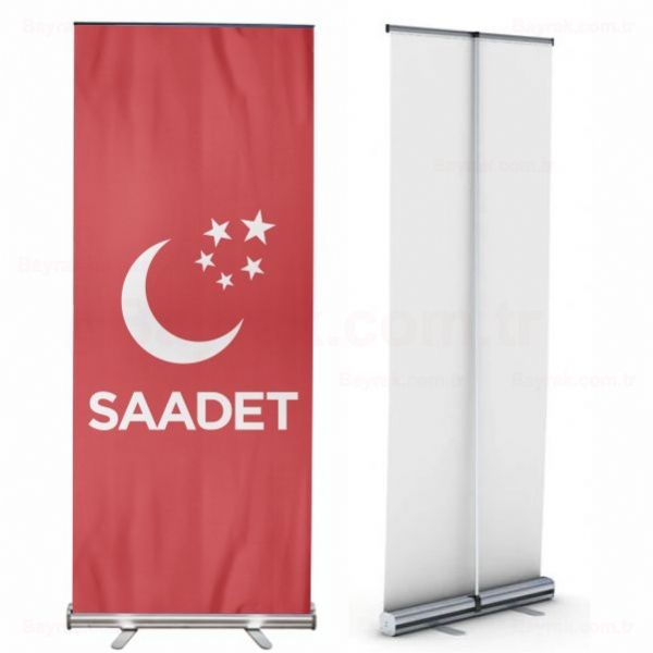 Krmz Saadet Partisi Roll Up Banner