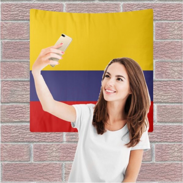 Kolombiya Arka Plan Selfie ekim Manzaralar