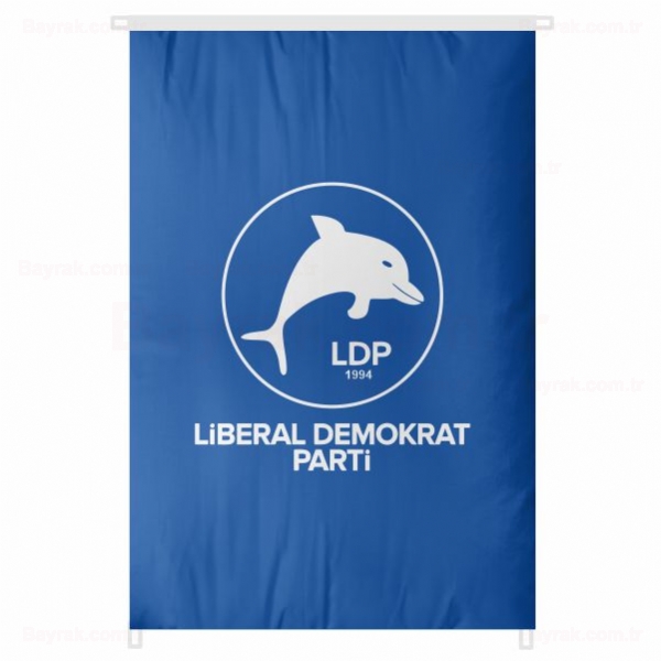 Liberal Demokrat Parti Mavi Bina Boyu Bayrak