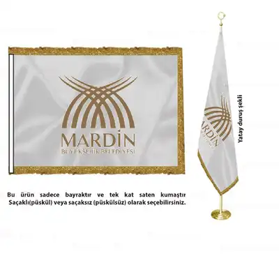 Mardin Bykehir Belediyesi Saten Makam Bayra