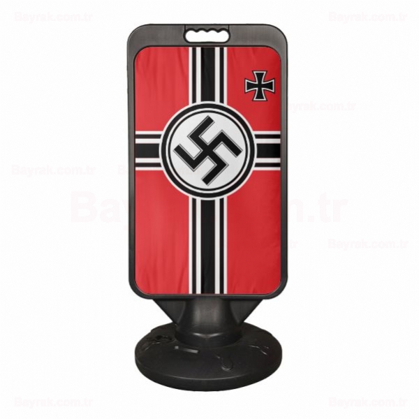 Nazi Almanyas Harp Sanca Reklam Pano Dubas