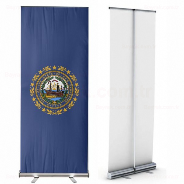 New Hampshire Roll Up Banner