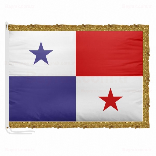 Panama Saten Makam Bayrak