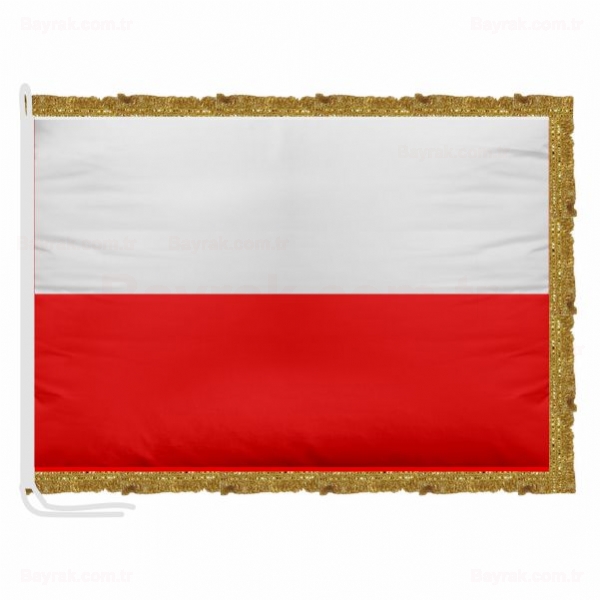 Polonya Saten Makam Bayrak