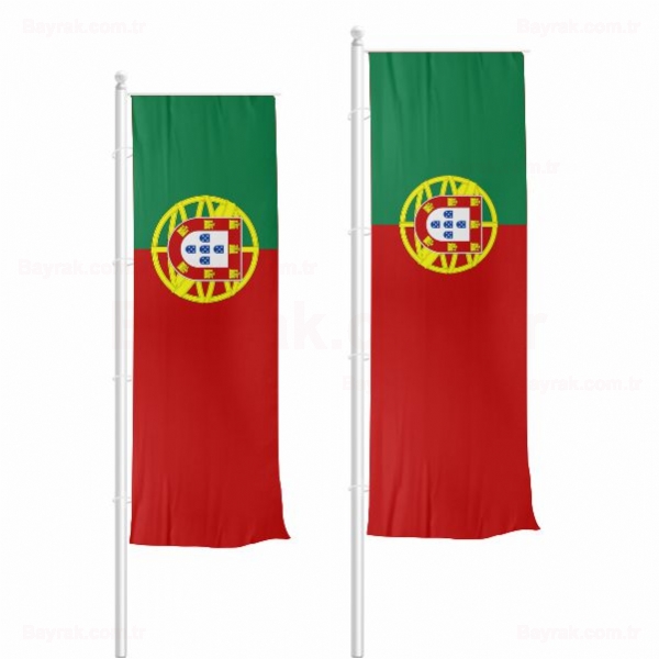 Portekiz Dikey ekilen Bayrak