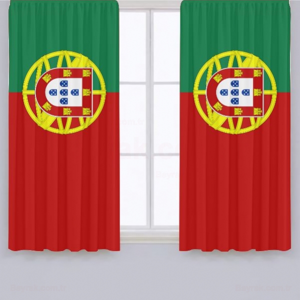 Portekiz Saten Gnelik Perde