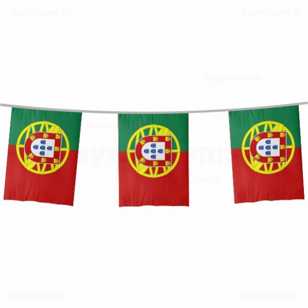 Portekiz pe Dizili Bayrak