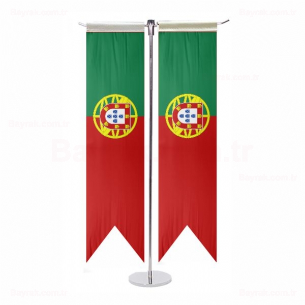 Portekiz zel T Masa Bayrak