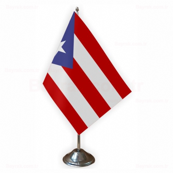 Porto Riko Tekli Masa Bayrak