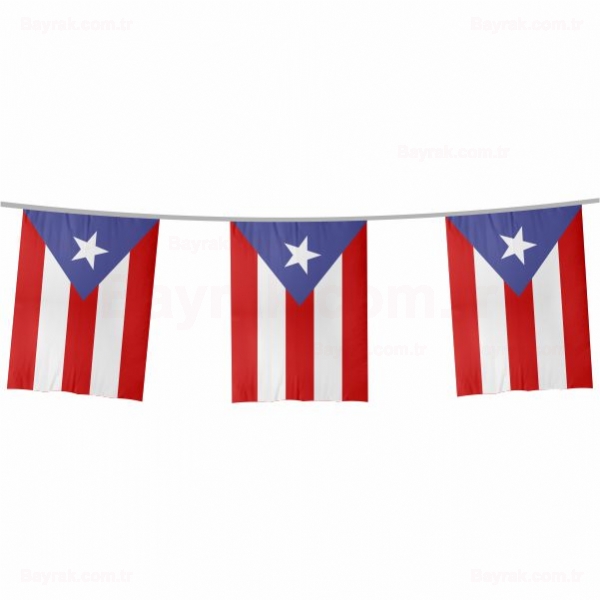 Porto Riko pe Dizili Bayrak