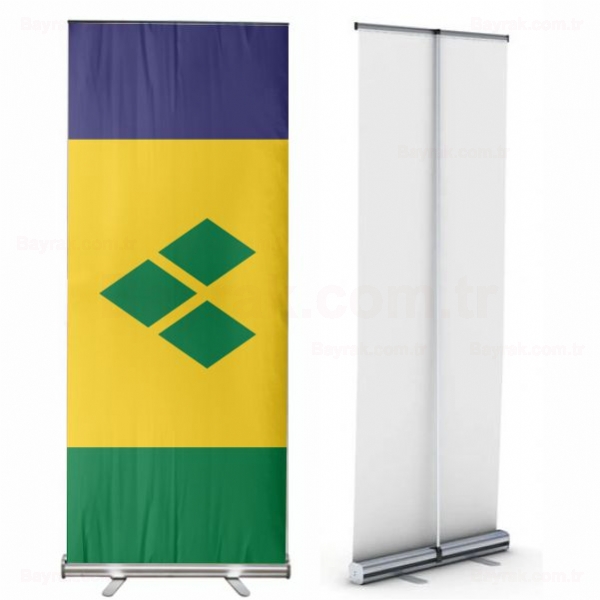 Saint Vincent ve Grenadinler Roll Up Banner