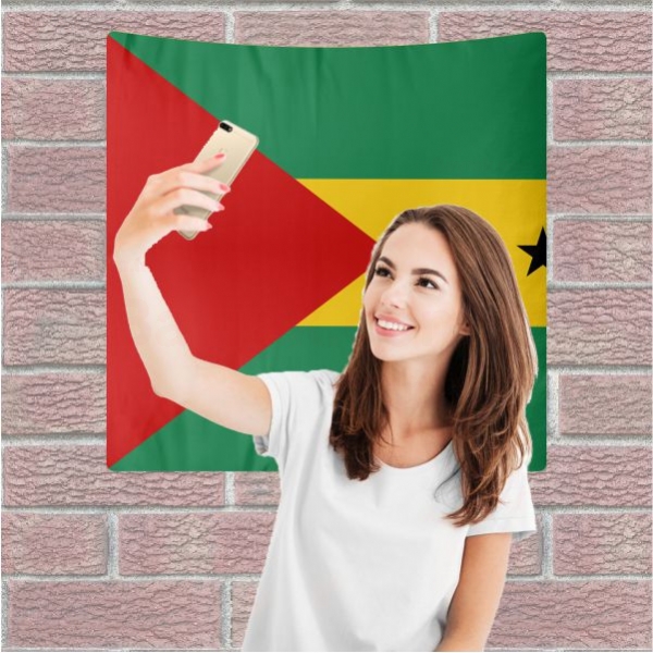 Sao Tome ve Principe Arka Plan Selfie ekim Manzaralar