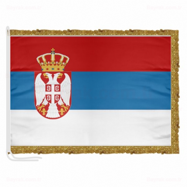 Srbistan Saten Makam Bayrak
