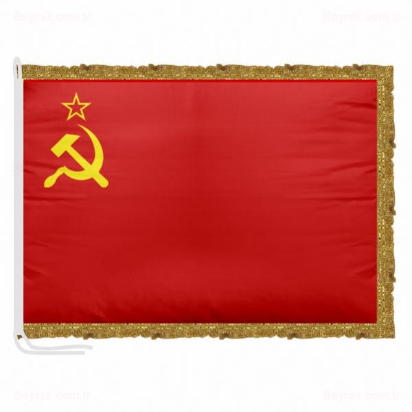 Sovyetler Birlii Saten Makam Bayrak