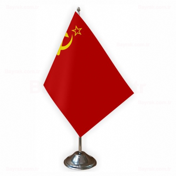 Sovyetler Birlii Tekli Masa Bayrak