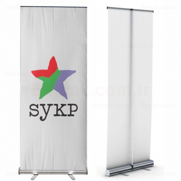 Sykp Sosyalist Yeniden Kurulu Partisi Roll Up Banner