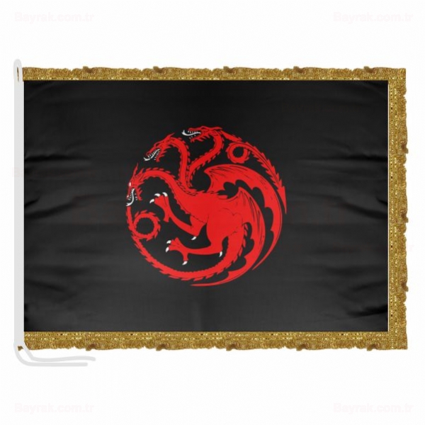 Targaryen hanedan Saten Makam Bayrak