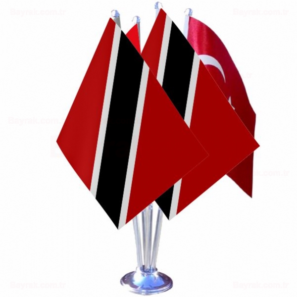 Trinidad ve Tobago 4 l Masa Bayrak