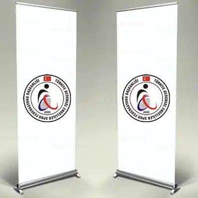 Trkiye Bedensel Engelliler Spor Federasyonu Roll Up Banner