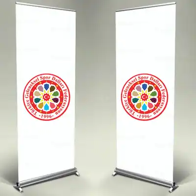 Trkiye Geleneksel Spor Dallar Federasyonu Roll Up Banner
