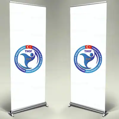 Trkiye Halk Oyunlar Federasyonu Roll Up Banner