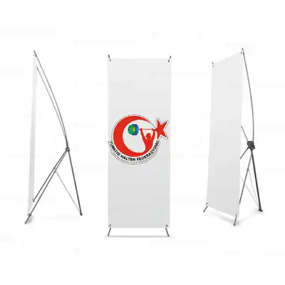Trkiye Halter Federasyonu Dijital Bask X Banner