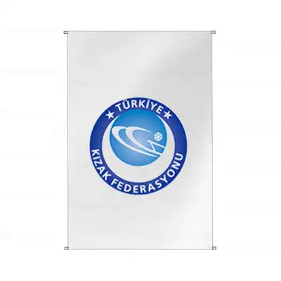 Trkiye Kzak Federasyonu Bina Boyu Bayrak