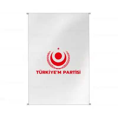 Trkiyem Partisi Bina Boyu Bayrak
