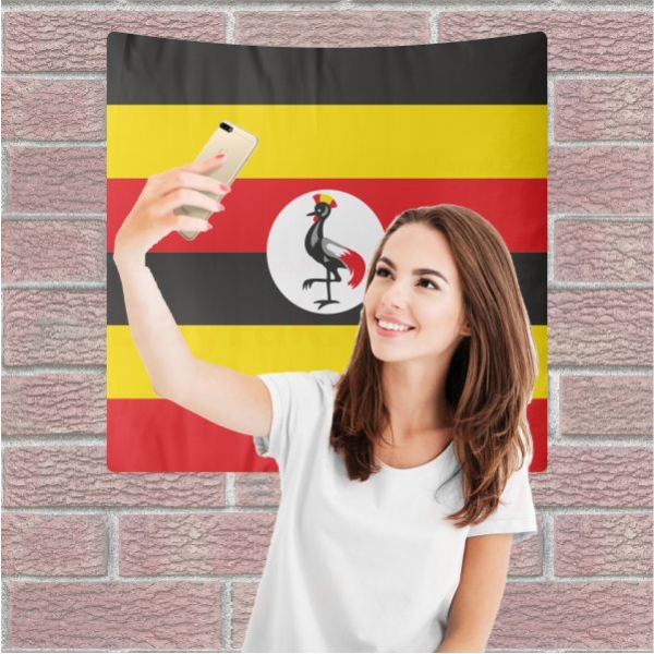 Uganda Arka Plan Selfie ekim Manzaralar