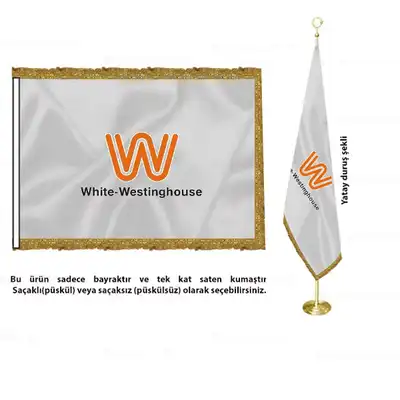 White Westinghouse Saten Makam Bayra