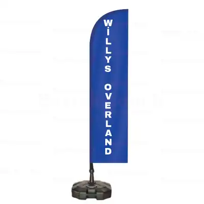 Willys Overland Reklam Bayrak