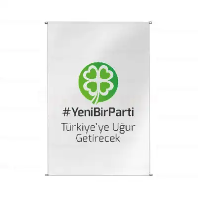 YeniBirParti Bina Boyu Bayrak