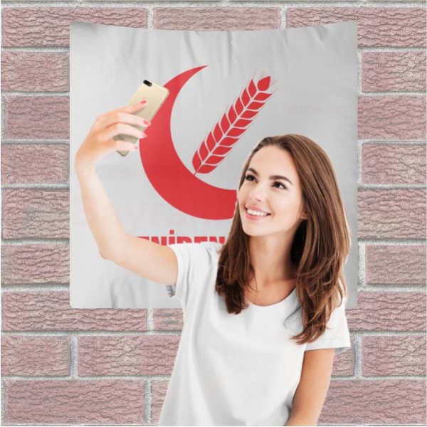 Yeniden Refah Partisi Arka Plan Selfie ekim Manzaralar
