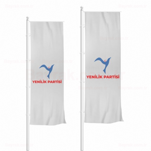 Yenilik Partisi Dikey ekilen Bayrak