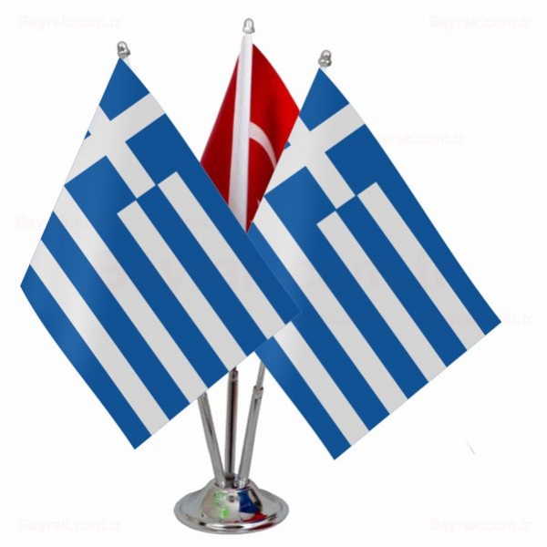 Yunanistan 3 l Masa Bayrak
