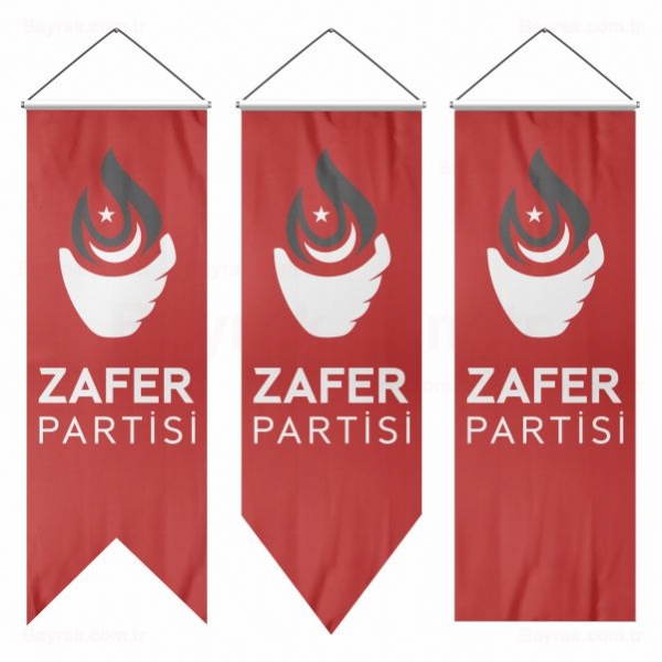 Zafer Partisi Krmz Krlang Bayrak