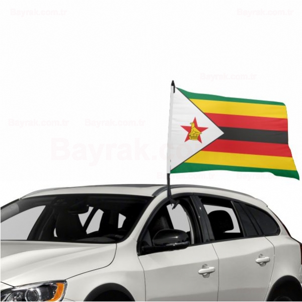 Zimbabve zel Ara Konvoy Bayrak